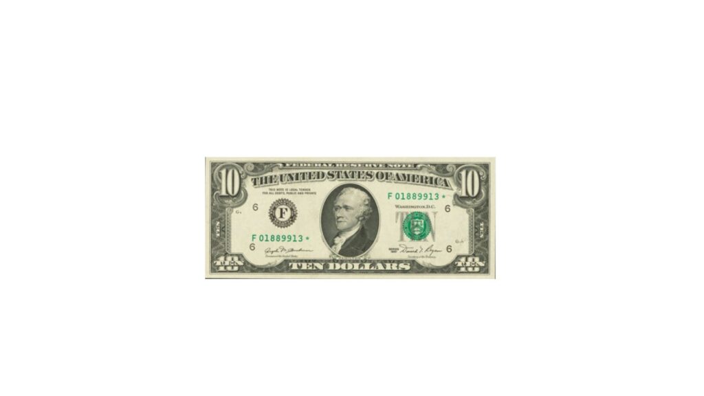 $10 star note