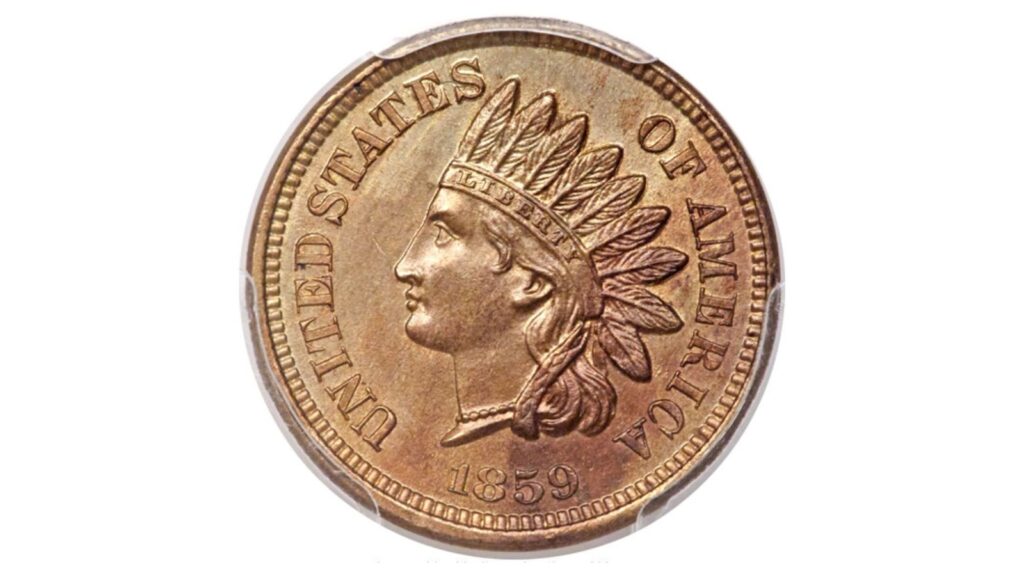 1859 Indian Head cent