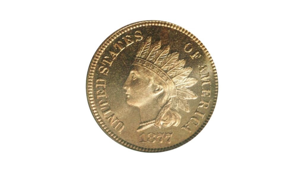 1877 Indian Head cent