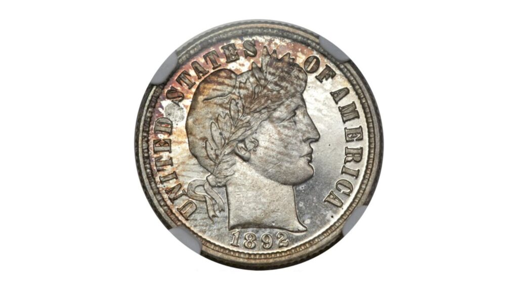 1892 Barber Dime