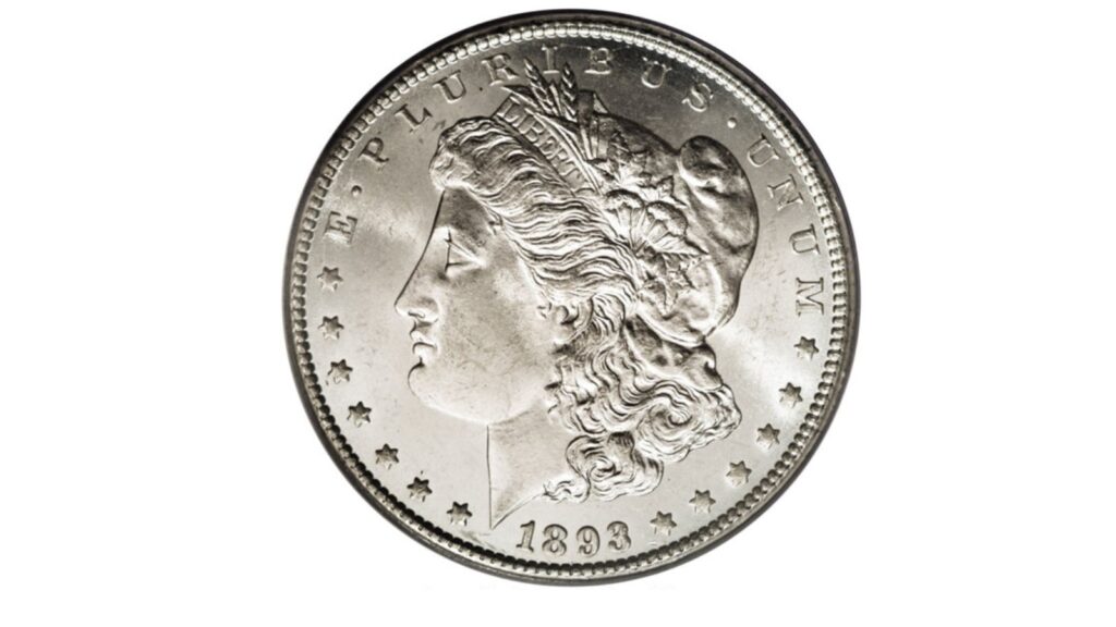 1893 CC Morgan dollar