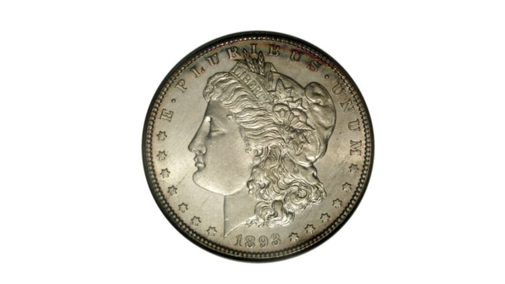 1893 S Morgan dollar