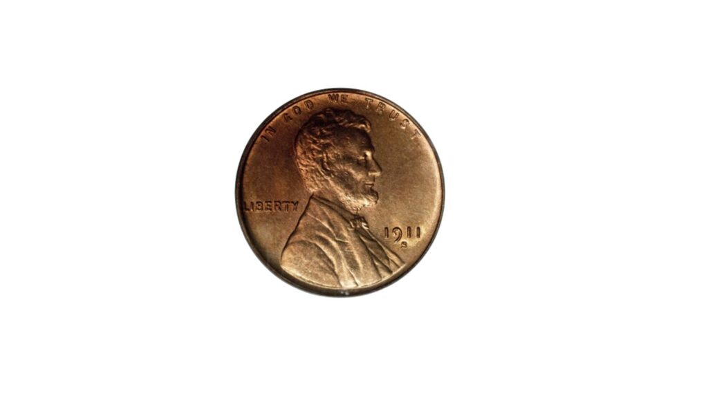 1911 S Lincoln wheat cent