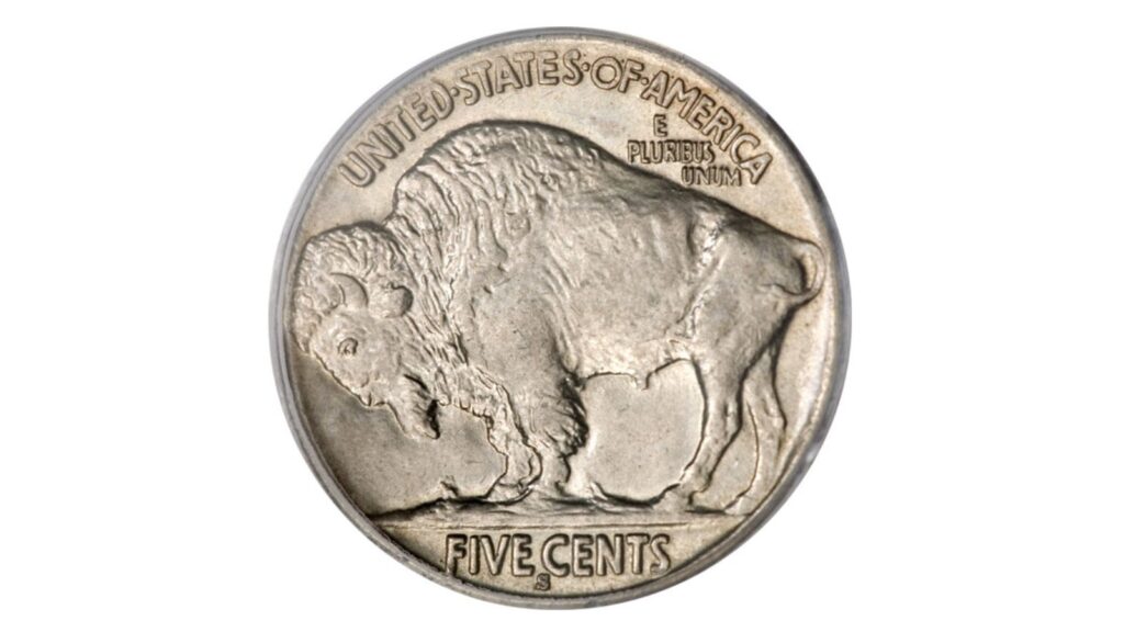 1913-S Type 2 Buffalo nickel