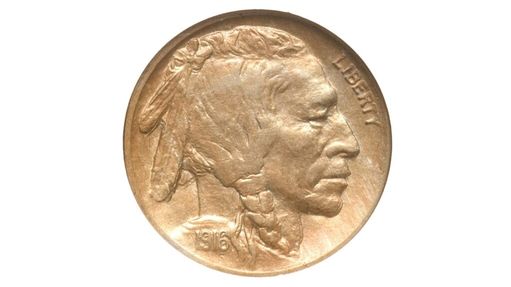 1916 Doubled Die Buffalo nickel