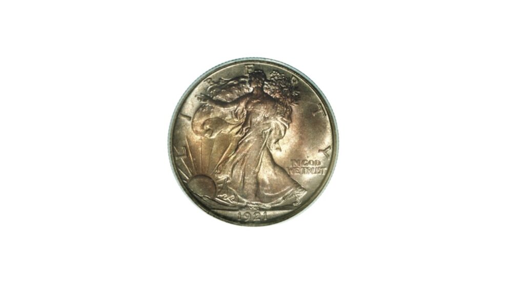 1921 D Walking Liberty half dollar
