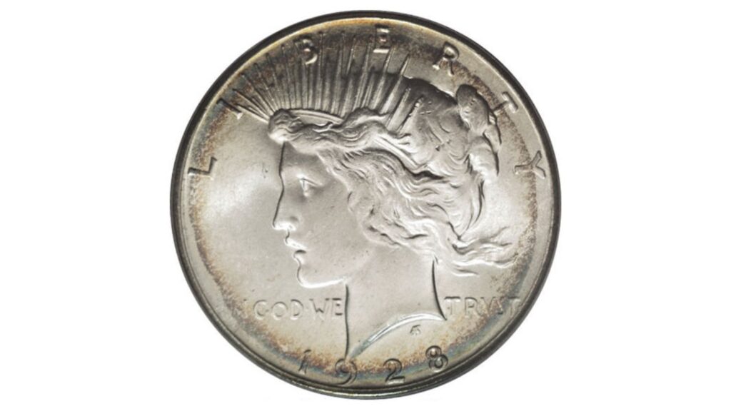 1928 Peace dollar