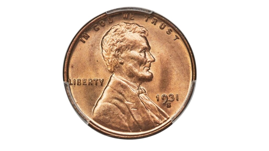 1931 S Lincoln cent
