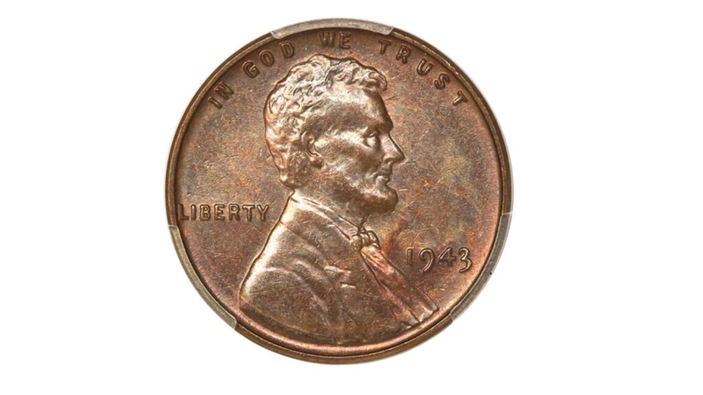 1943 bronze Lincoln cent