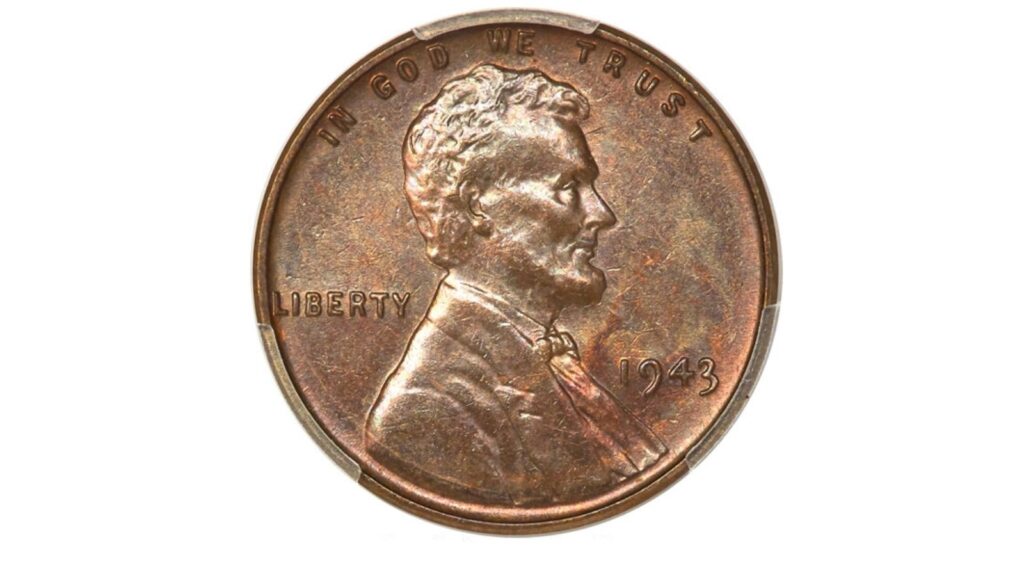 1943 bronze Lincoln cent