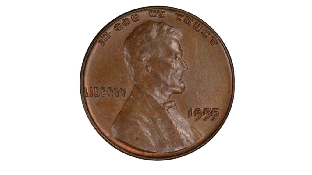 1955 doubled die obverse Lincoln cent