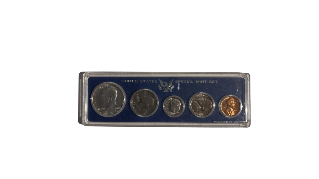 1966 special mint set Kennedy half dollar