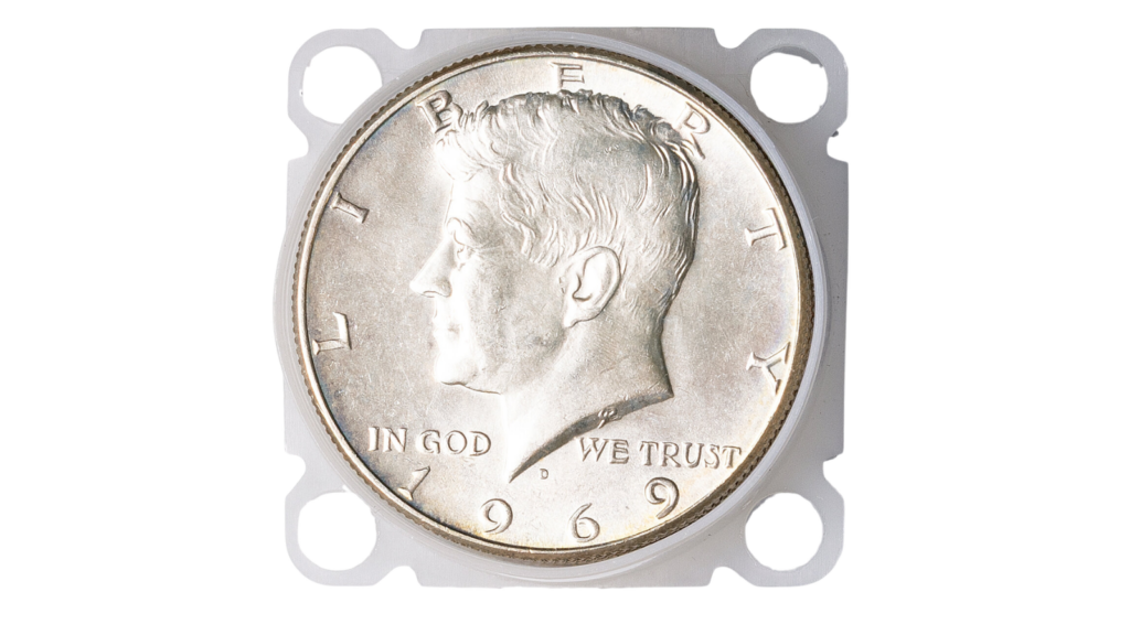 1969 Kennedy half dollar