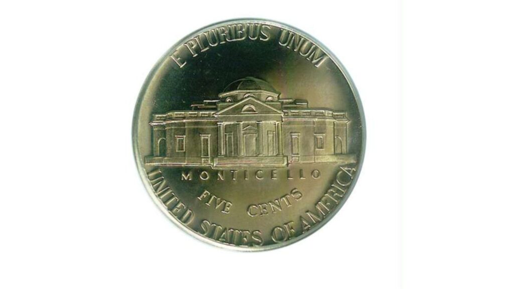 1971 No-S proof Jefferson nickel