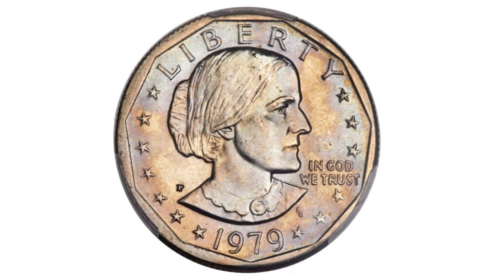 1979 P Susan B.Anthony dollar Wide Rim variety
