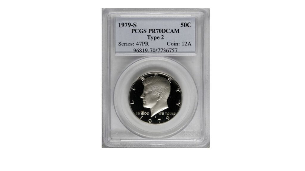 1979S Kennedy half dollar type 2 proof