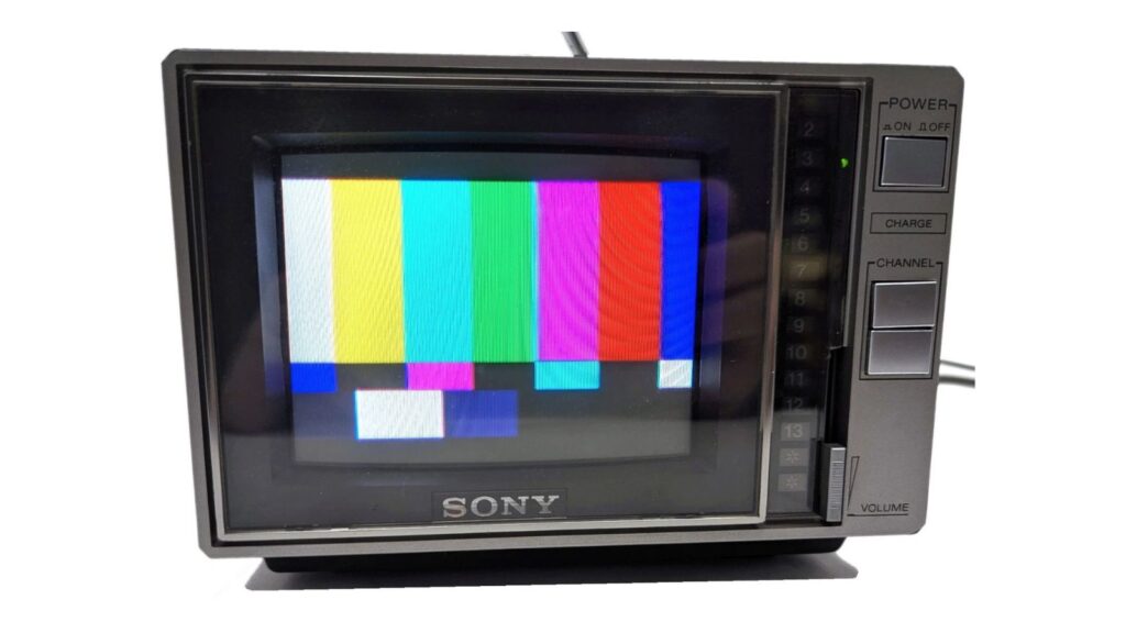 1980s Sony Trinitron CRT TV