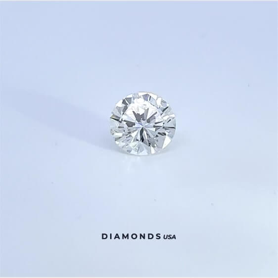 2.80ct. round brilliant J SI1 diamond sold for $15,500