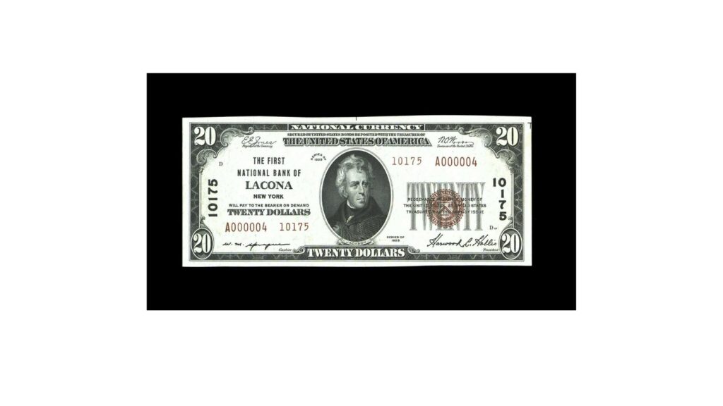 $20 low number