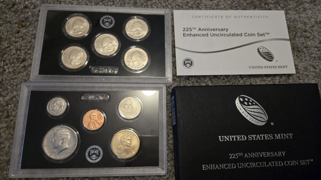 2017 S 225th Anniversary Enhanced Uncirculated coin set