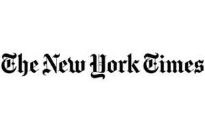 Logo for the New York Times.