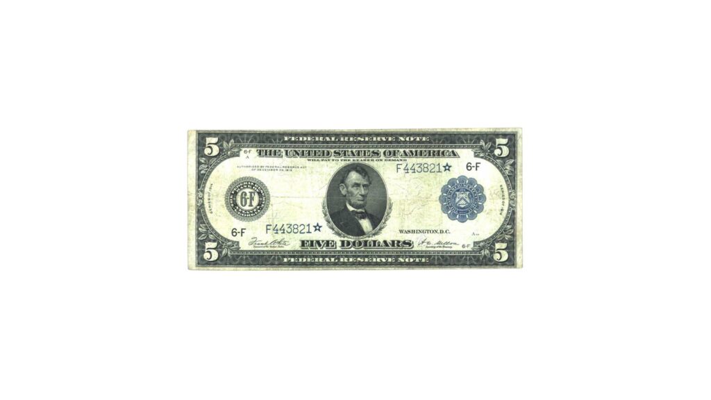 $5 star note