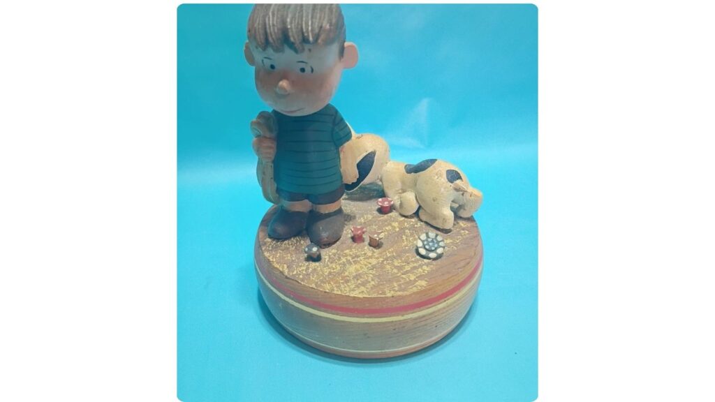 Anri hand-carved wood music box