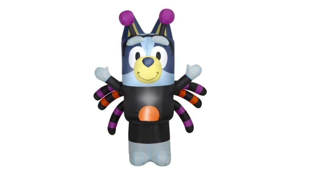 Bluey spider costume yard inflatable