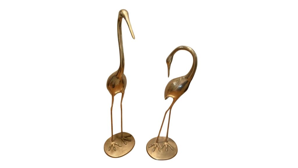 Brass cranes