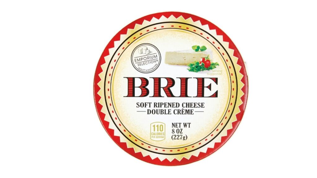 Brie cheese round