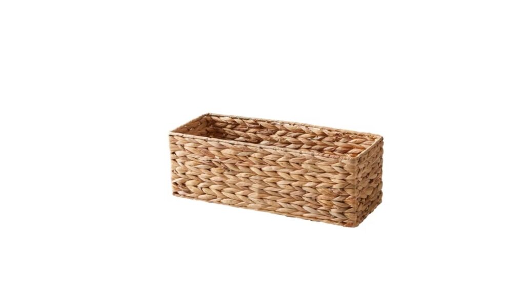 Brown Hyacinth Organizer Basket