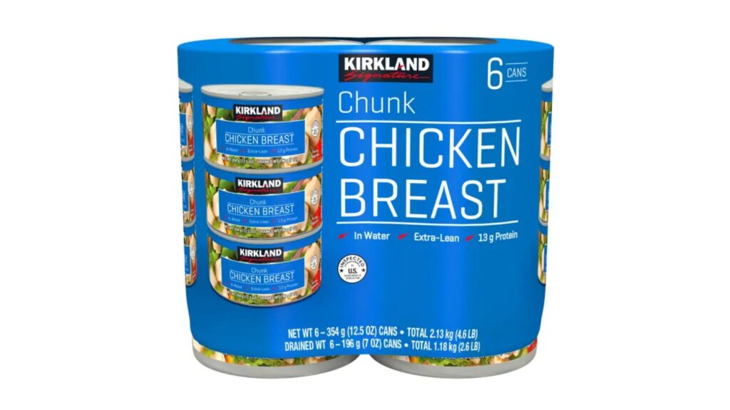 Canned chicken breast