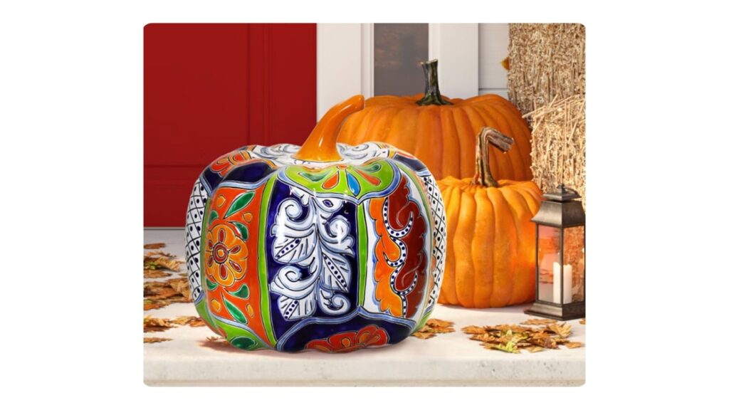 Ceramic pumpkin