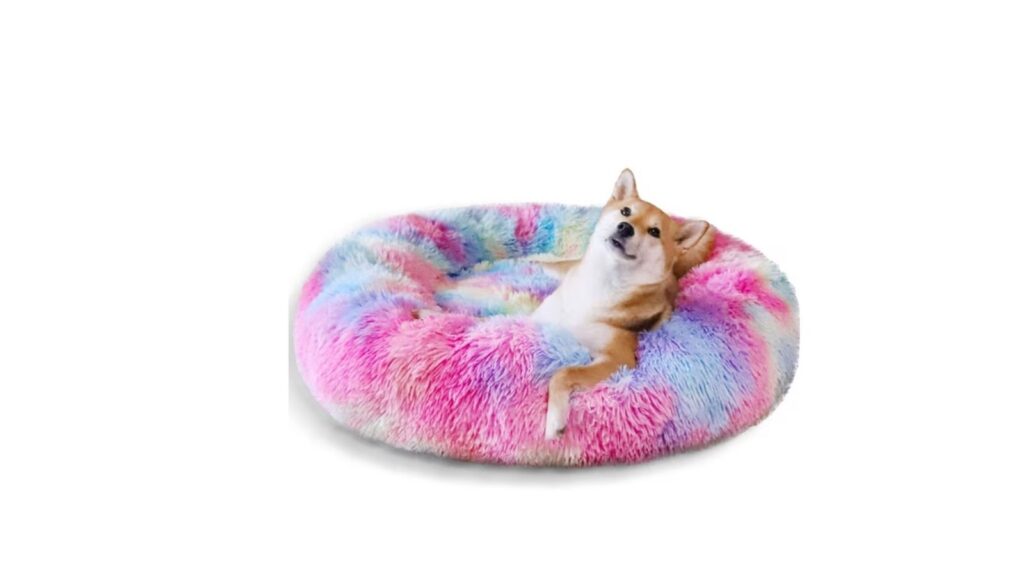 Exclusivo Mezcla donut pet bed