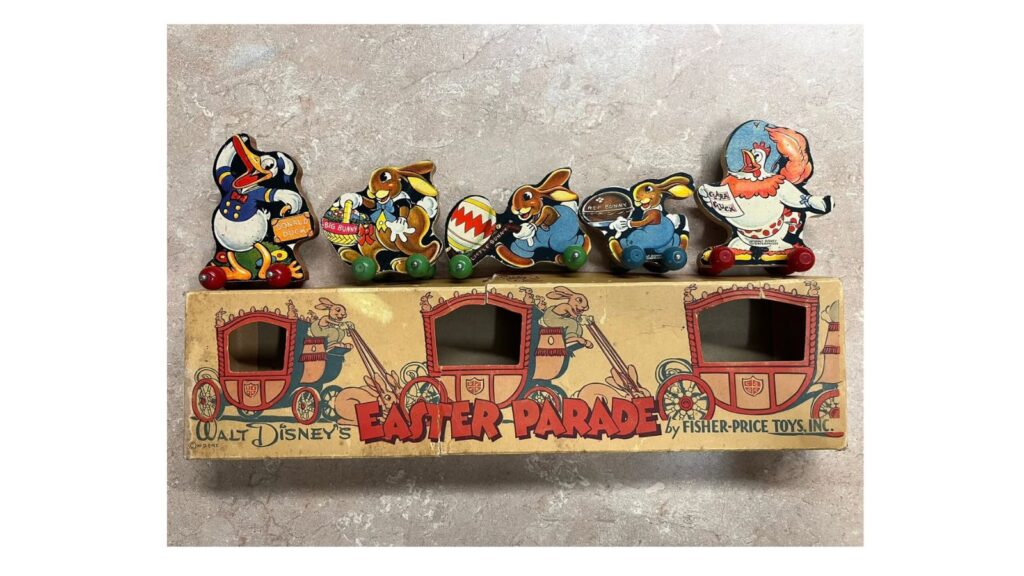 Fisher Price Walt Disney Easter Parade pull toy