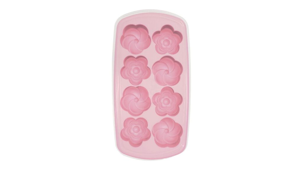 Flower ice tray