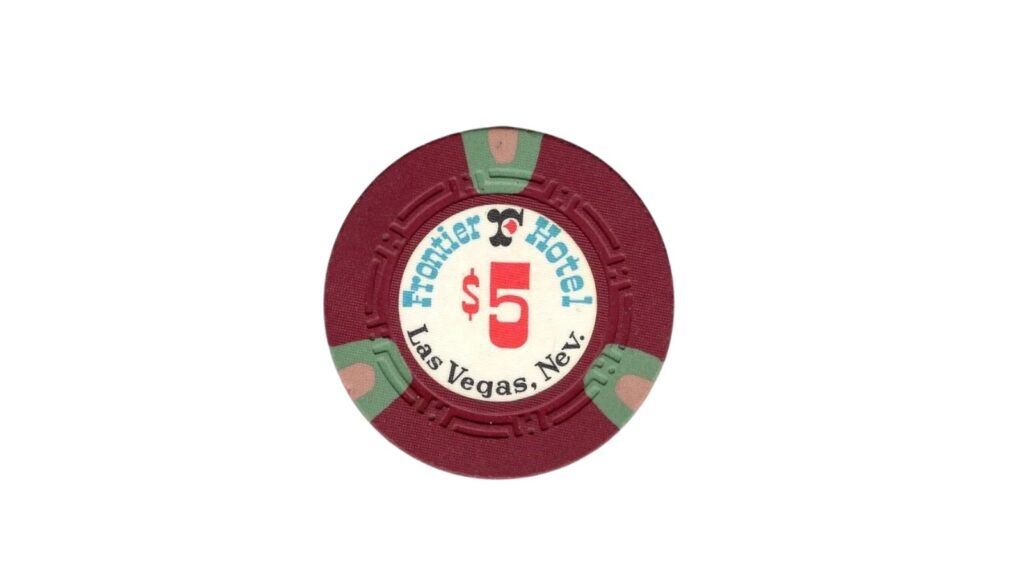 Frontier Hotel 5 dollar chip