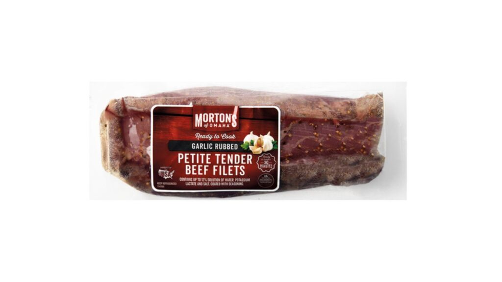 Garlic rubbed petite beef tender