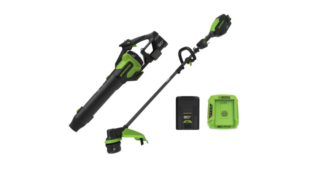 Greenworks 80V blower and string trimmer
