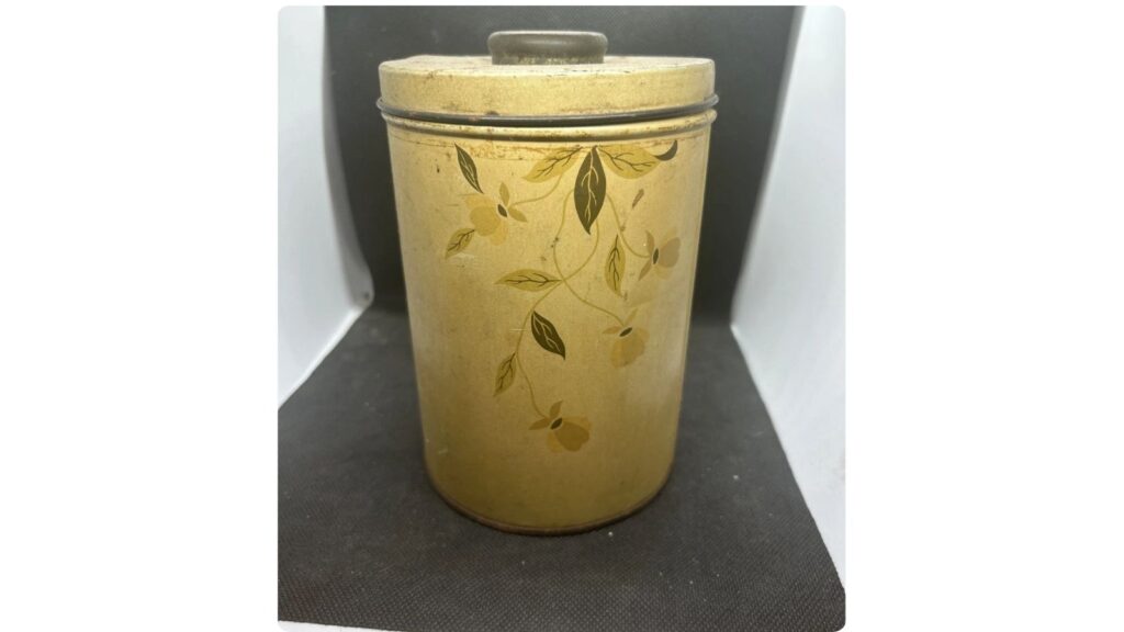 Hall China Autumn Leaf canister set