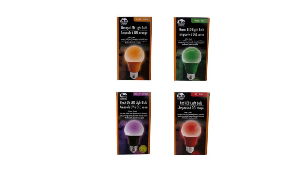 Halloween LED color light bulb