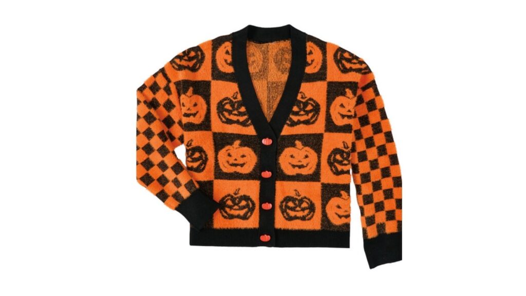 Halloween cardigan