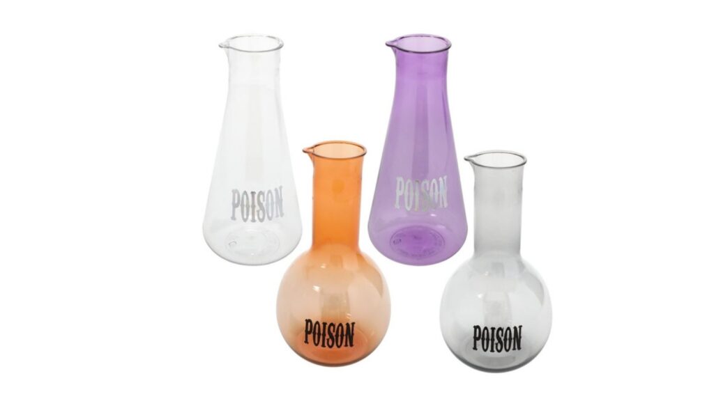 Halloween glass poison beaker