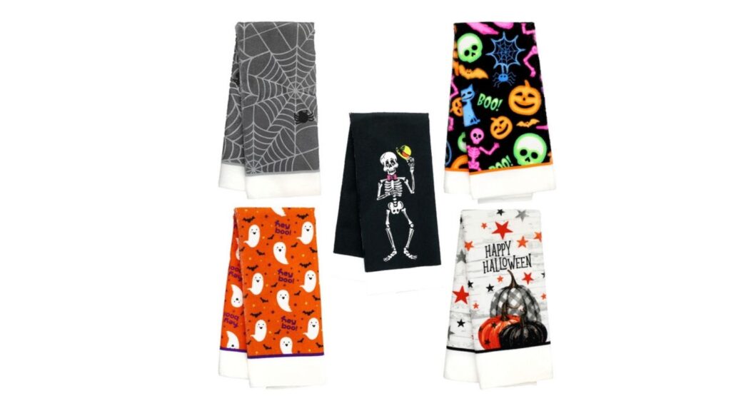 Halloween kitchen towel