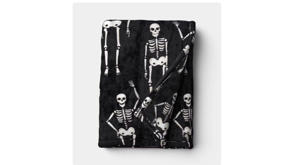 Halloween throw blanket