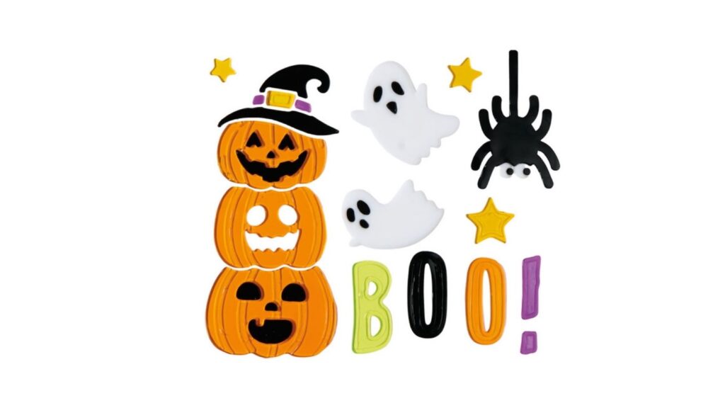 Halloween window stickers 