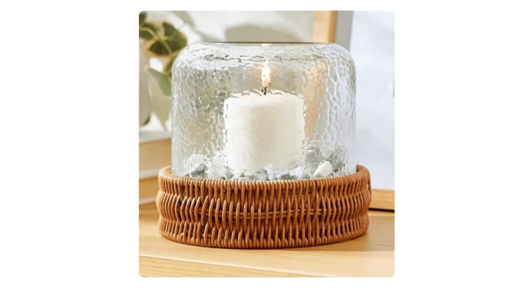 Hurricane Pillar Candle Holder