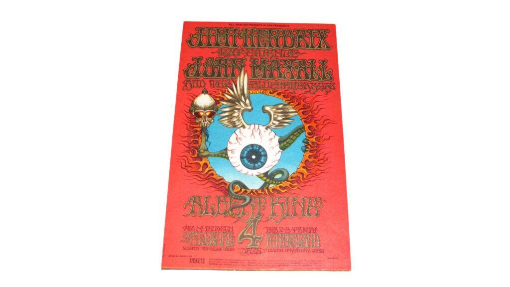 Jimi Hendrix concert poster
