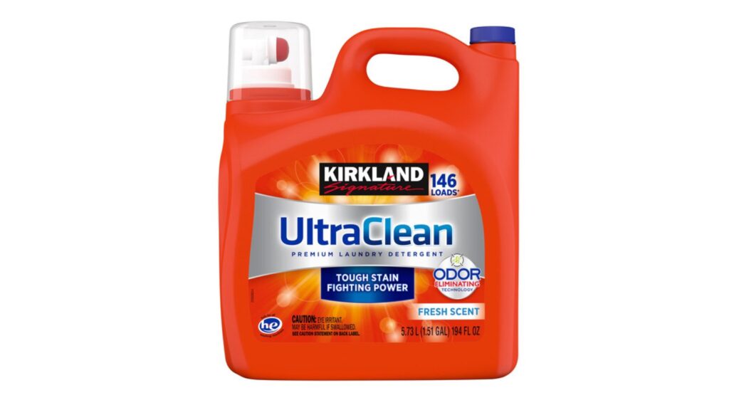Kirkland Signature Ultra Clean laundry detergent