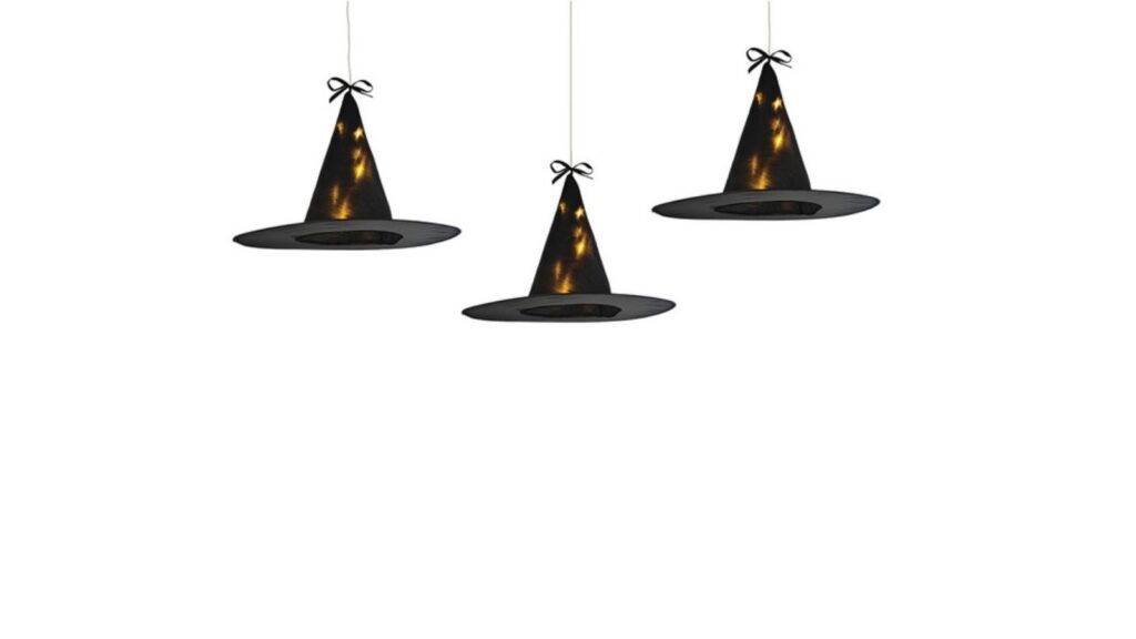 LED floating witch hats